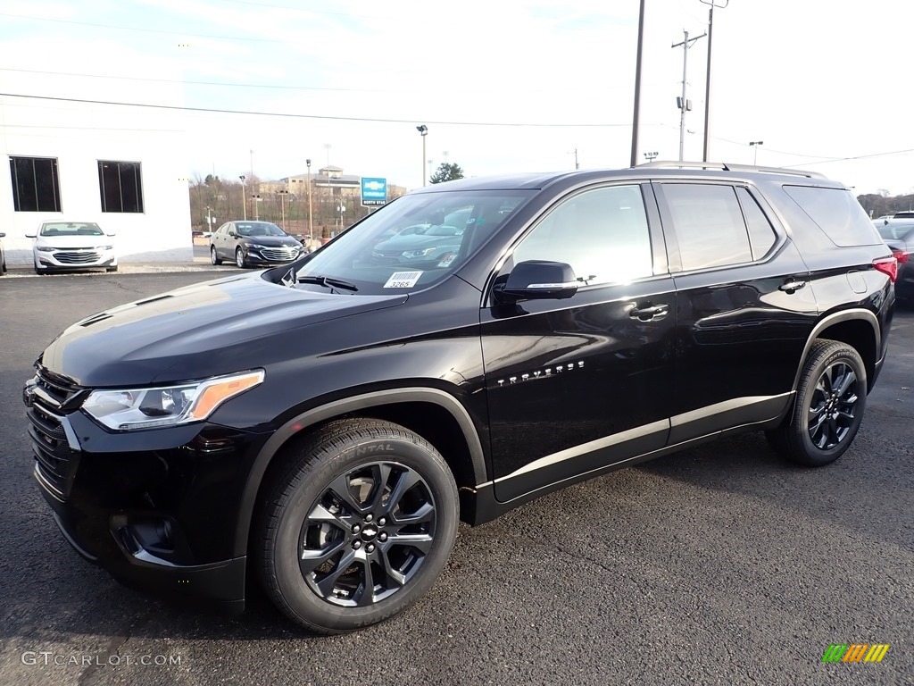 Mosaic Black Metallic 2020 Chevrolet Traverse RS AWD Exterior Photo #136008289