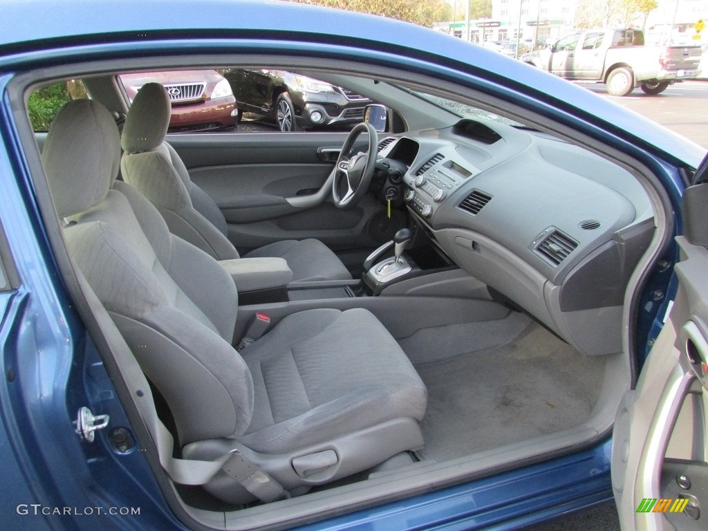 2010 Civic EX Coupe - Royal Blue Pearl / Gray photo #18