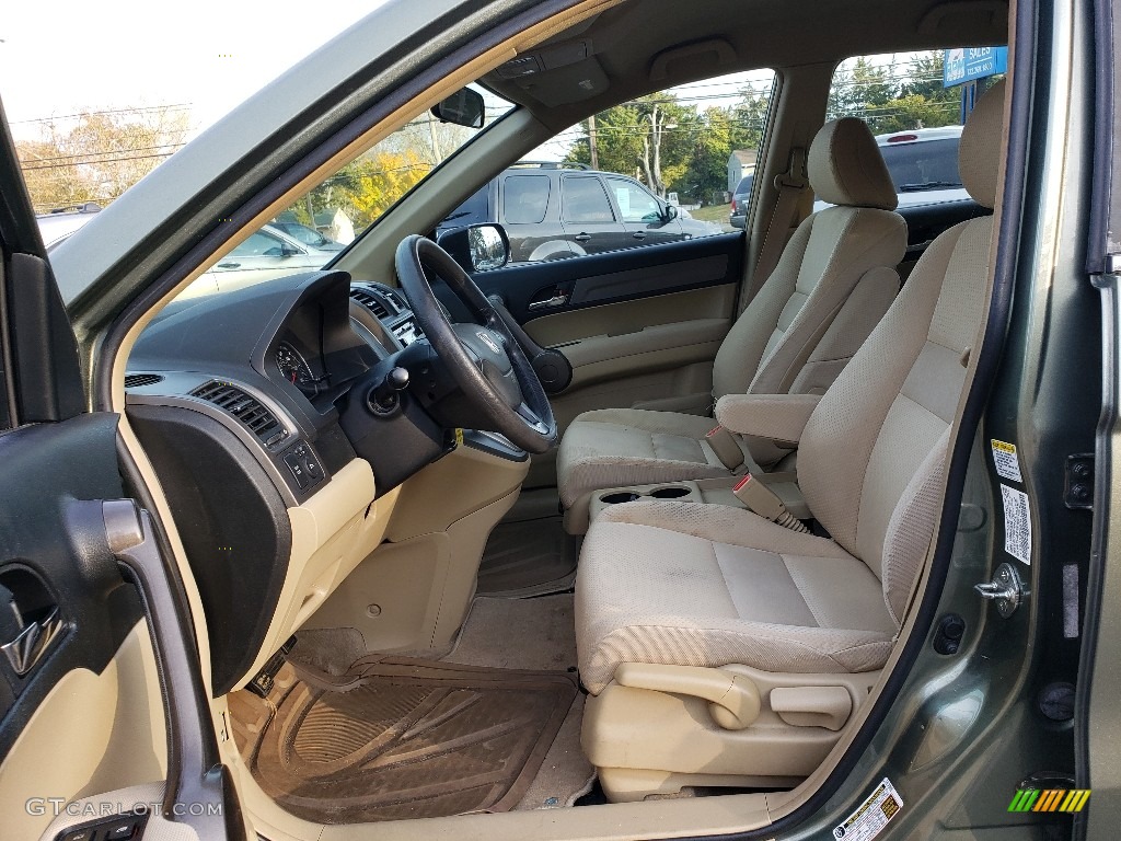 2009 CR-V LX 4WD - Green Tea Metallic / Ivory photo #22