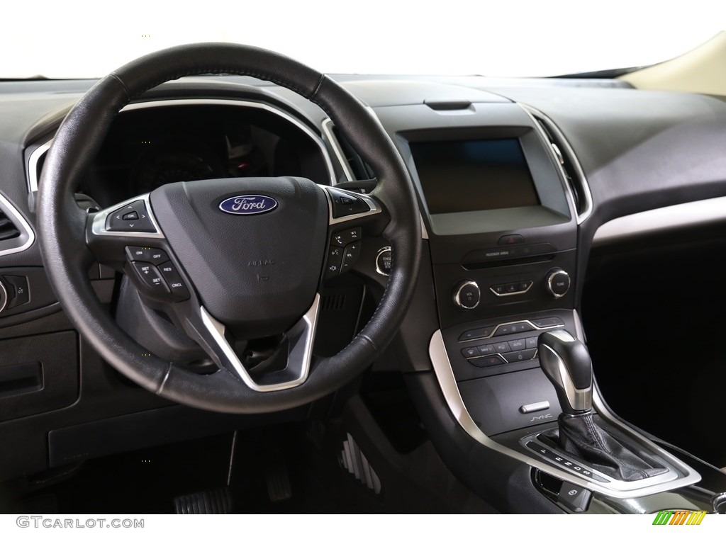 2017 Edge SEL AWD - Burgundy Velvet Metallic / Dune photo #7