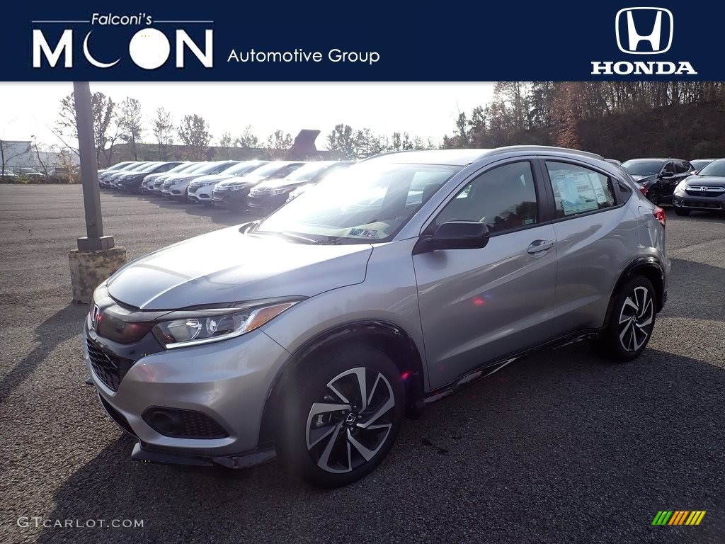 2019 HR-V Sport AWD - Lunar Silver Metallic / Black photo #1