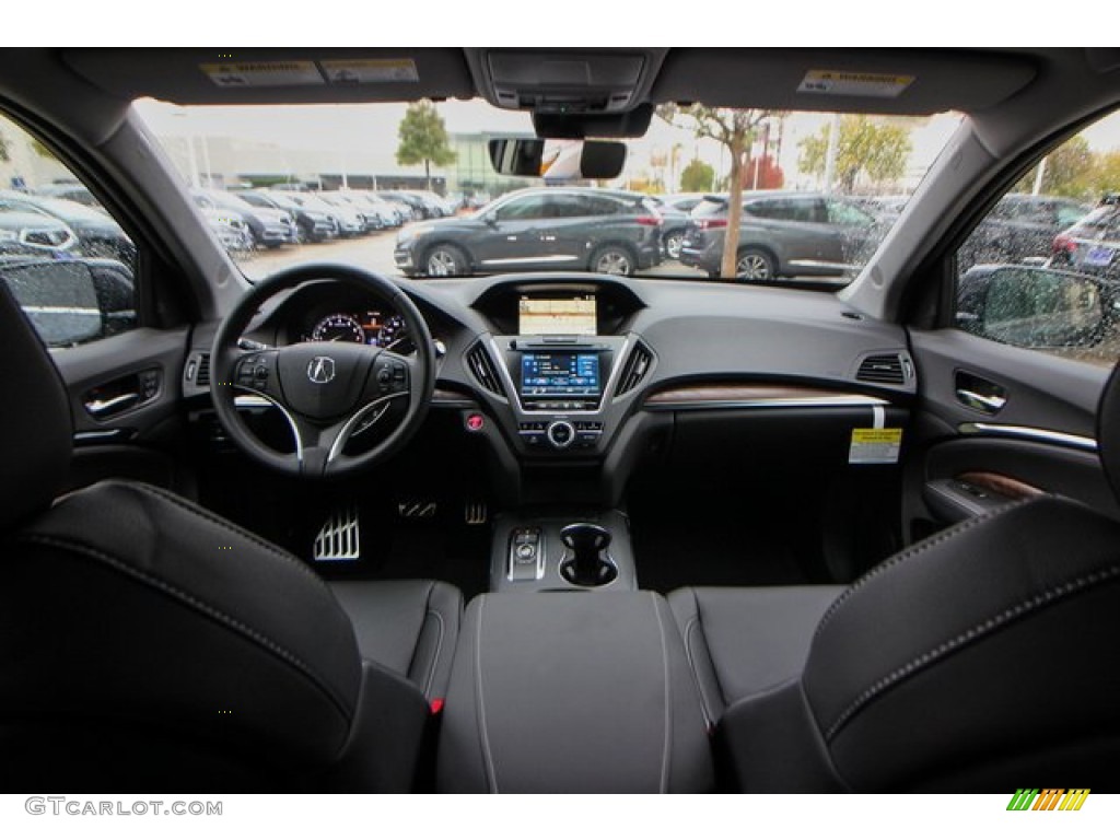 Ebony Interior 2020 Acura MDX Sport Hybrid SH-AWD Photo #136010881