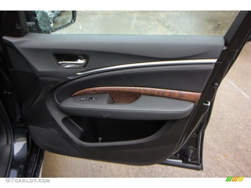 2020 Acura MDX Sport Hybrid SH-AWD Ebony Door Panel Photo #136011178