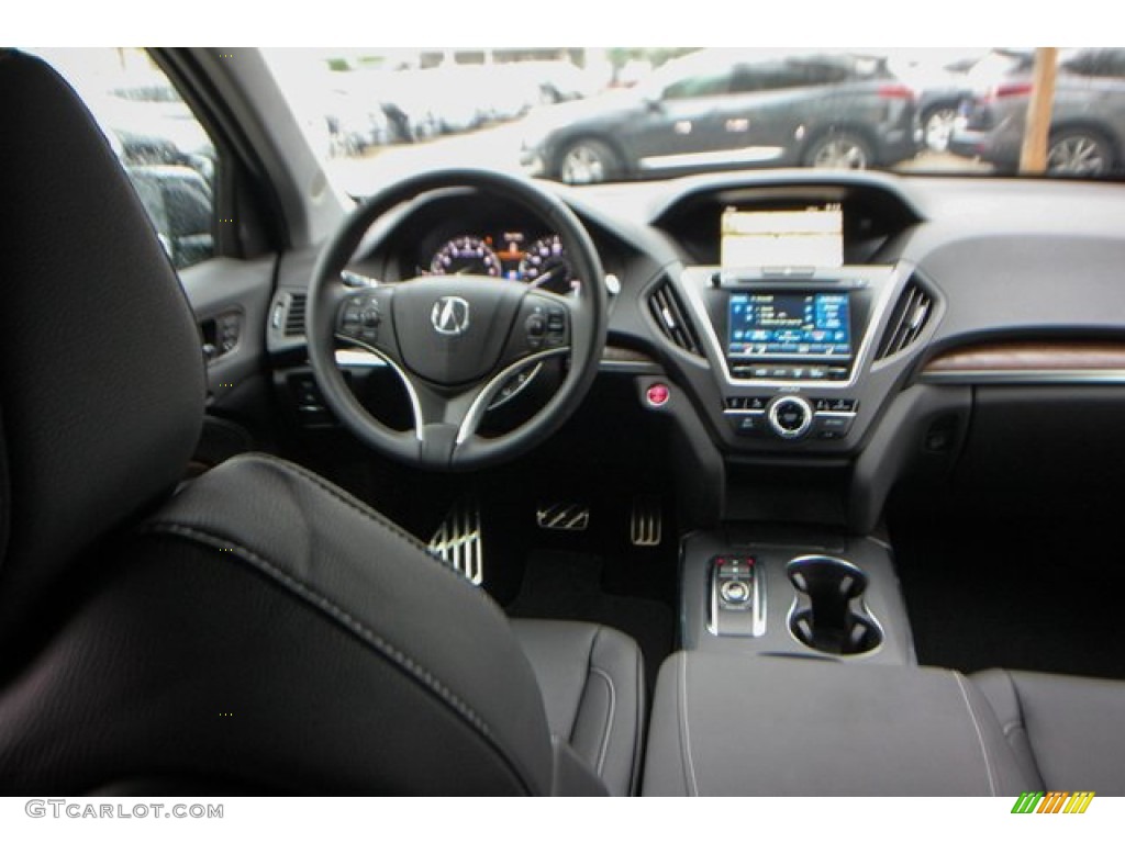 2020 Acura MDX Sport Hybrid SH-AWD Ebony Dashboard Photo #136011232