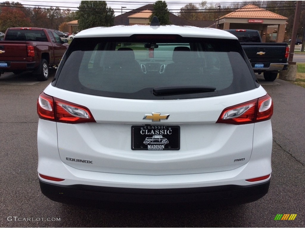 2020 Equinox LS AWD - Summit White / Ash Gray photo #8