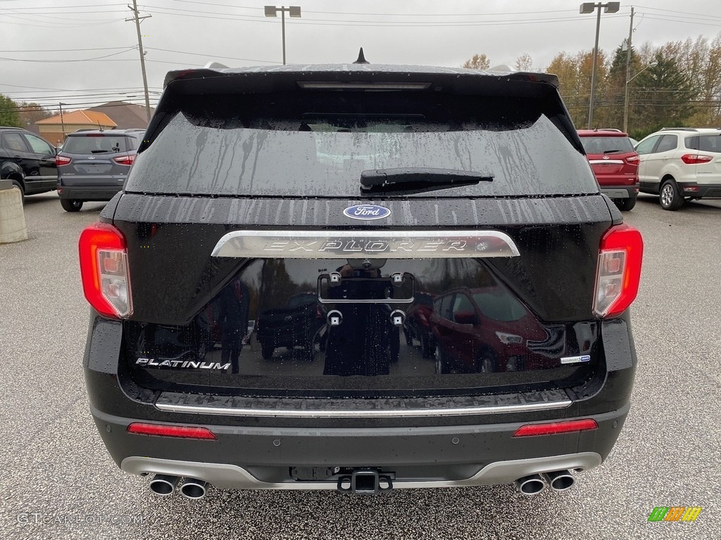 2020 Explorer Platinum 4WD - Agate Black Metallic / Ebony photo #3