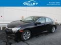 2017 Crystal Black Pearl Honda Civic LX Sedan  photo #1