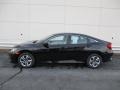 2017 Crystal Black Pearl Honda Civic LX Sedan  photo #2