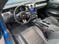 Ebony 2020 Ford Mustang GT Premium Convertible Interior Color