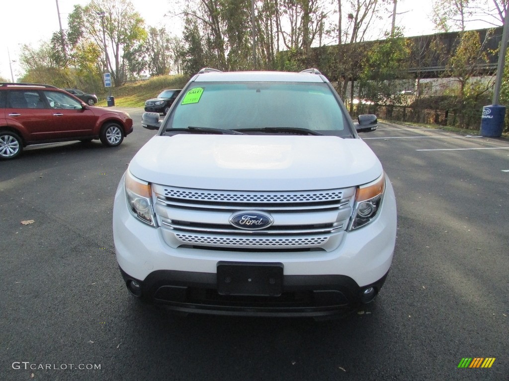 2015 Explorer XLT 4WD - White Platinum / Charcoal Black photo #3