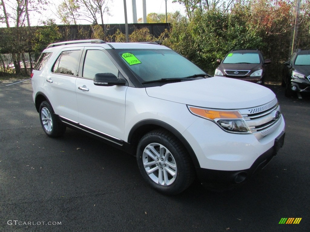 2015 Explorer XLT 4WD - White Platinum / Charcoal Black photo #4