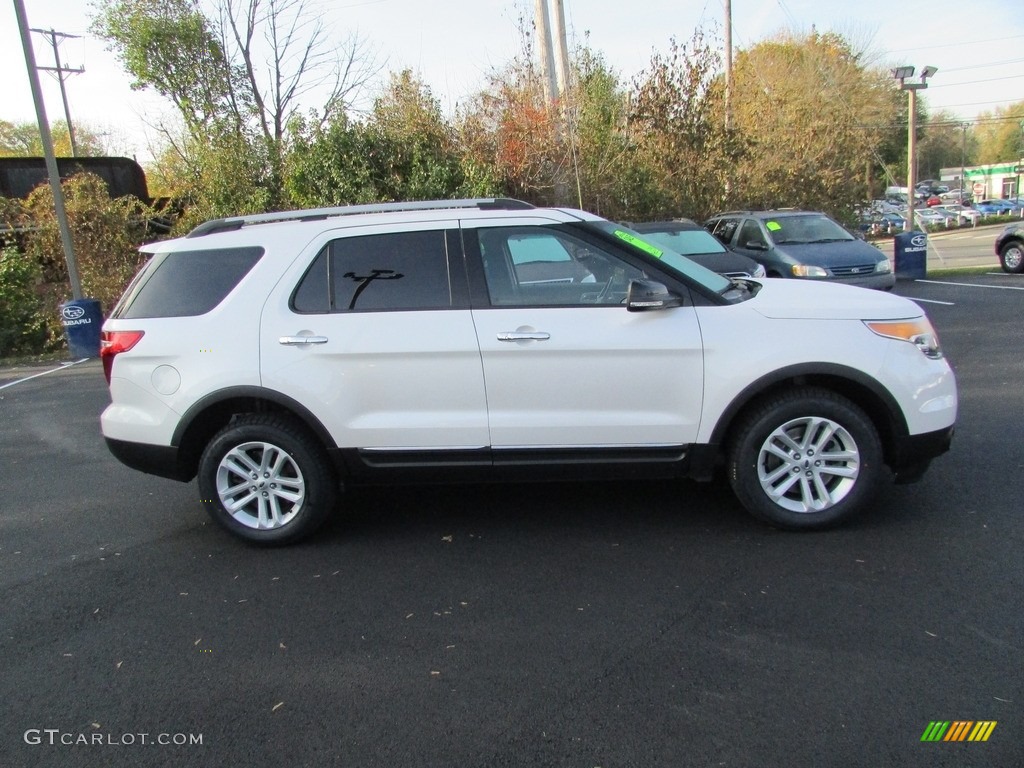 2015 Explorer XLT 4WD - White Platinum / Charcoal Black photo #5