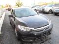 2017 Crystal Black Pearl Honda Civic LX Sedan  photo #7