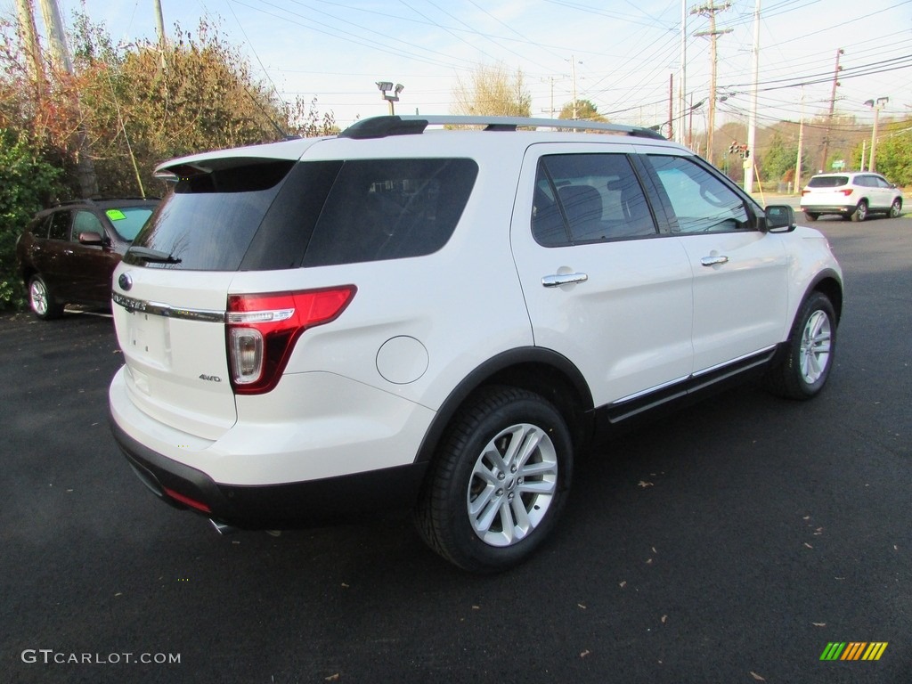 2015 Explorer XLT 4WD - White Platinum / Charcoal Black photo #6