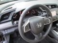 2017 Crystal Black Pearl Honda Civic LX Sedan  photo #13