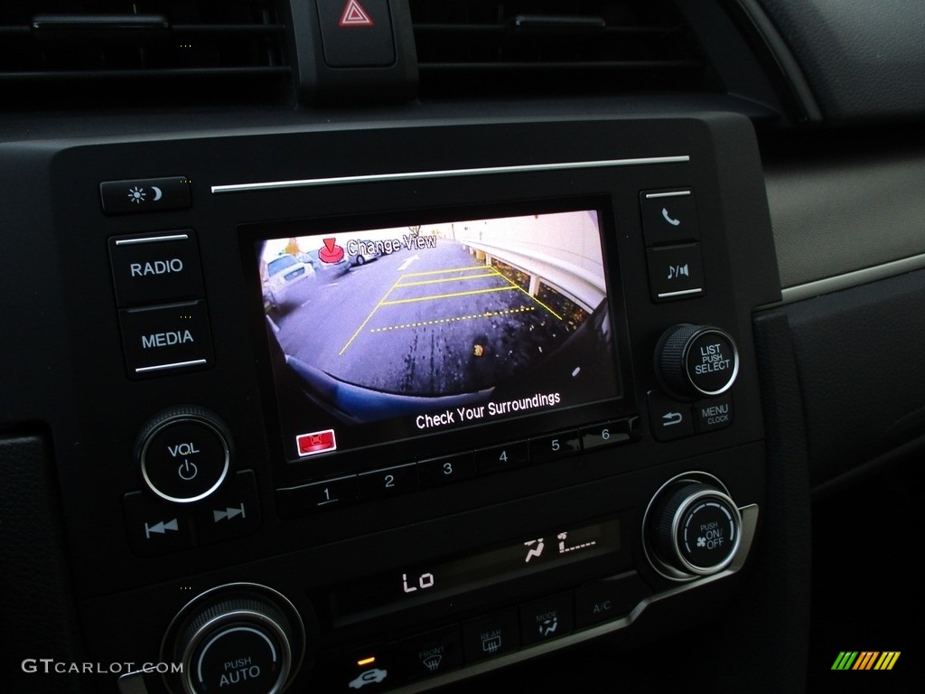 2017 Civic LX Sedan - Crystal Black Pearl / Ivory photo #16