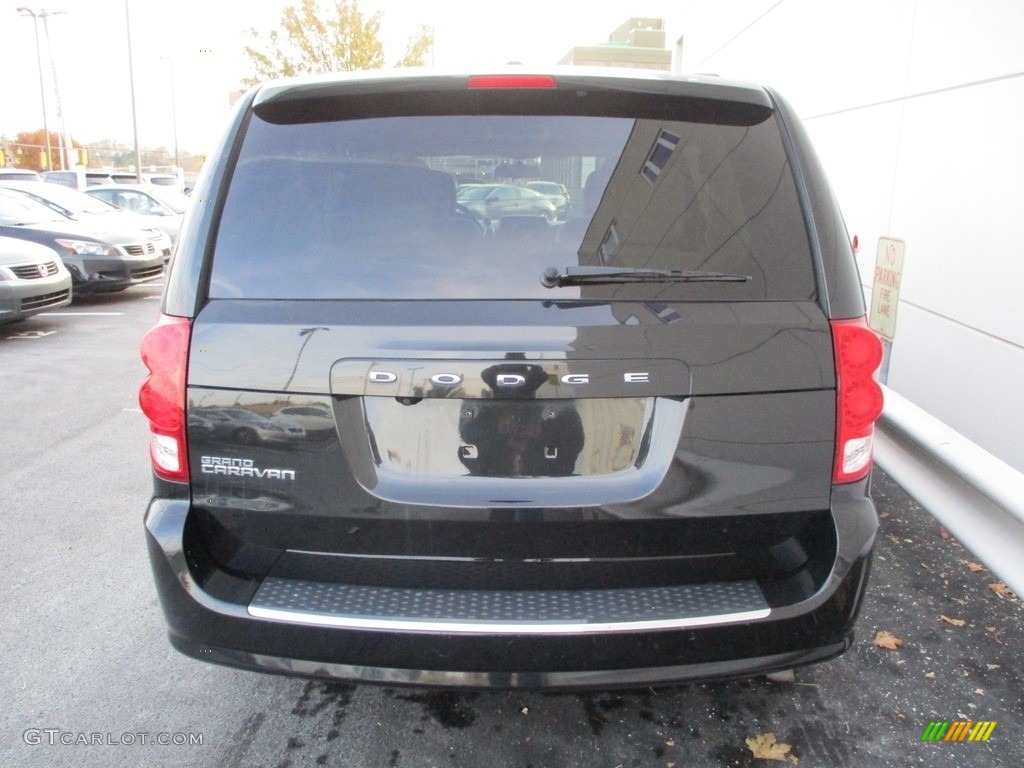 2013 Grand Caravan SXT - Brilliant Black Crystal Pearl / Black/Light Graystone photo #4