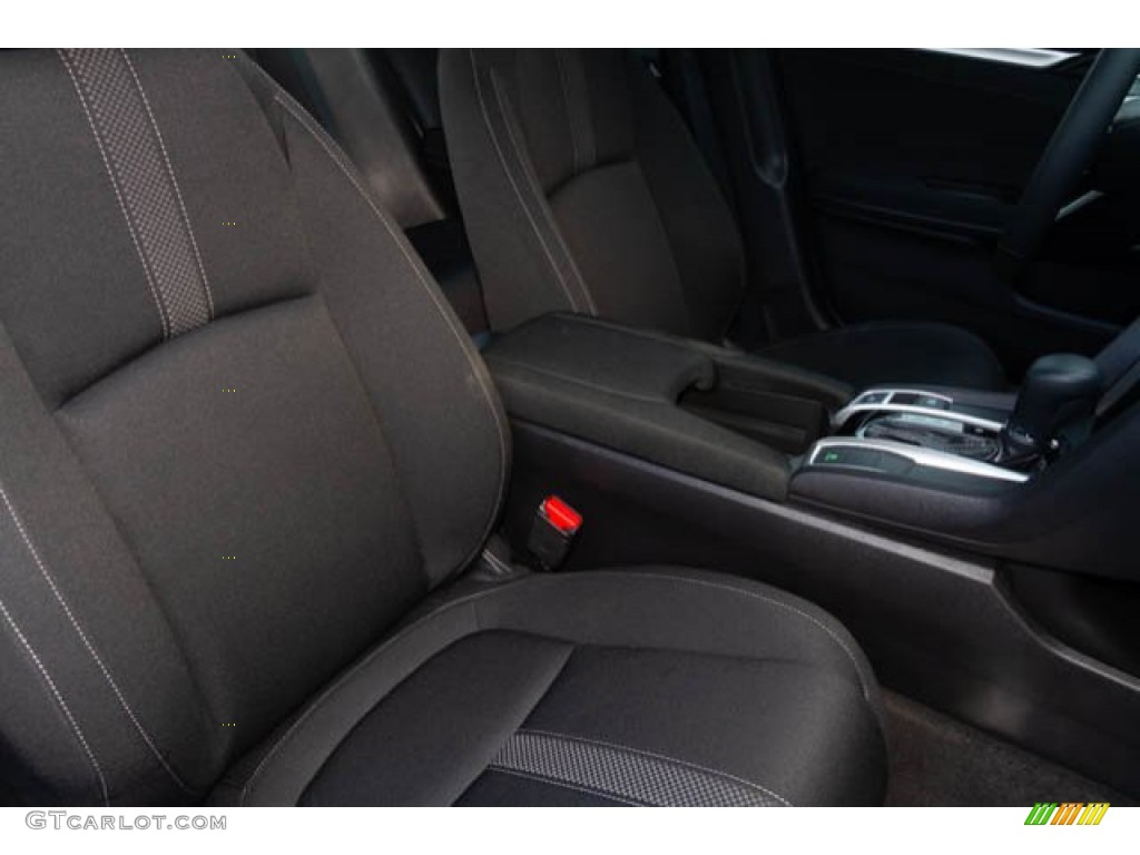 Black Interior 2019 Honda Civic EX Sedan Photo #136012513