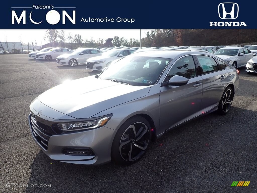 2020 Accord Sport Sedan - Lunar Silver Metallic / Black photo #1