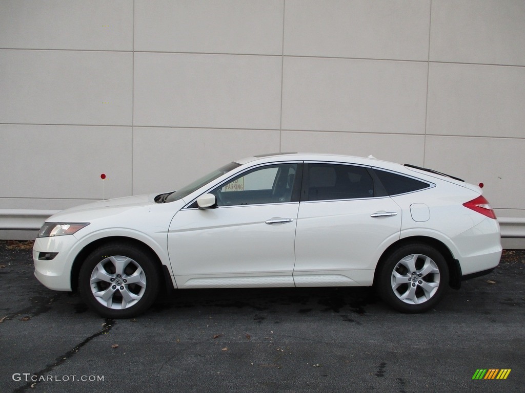 2012 Accord Crosstour EX-L 4WD - White Diamond Pearl / Black photo #2