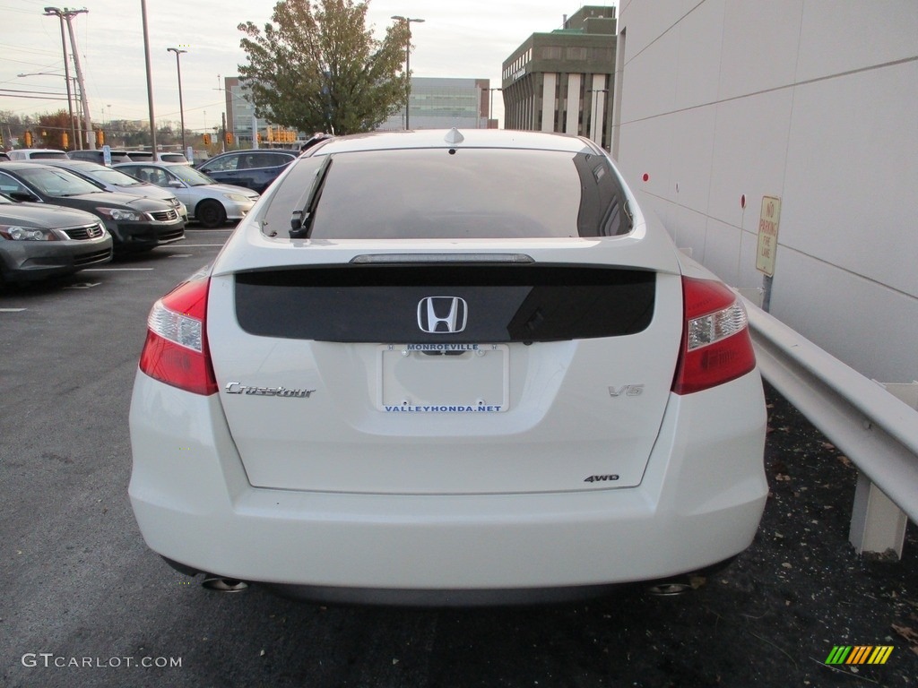 2012 Accord Crosstour EX-L 4WD - White Diamond Pearl / Black photo #4