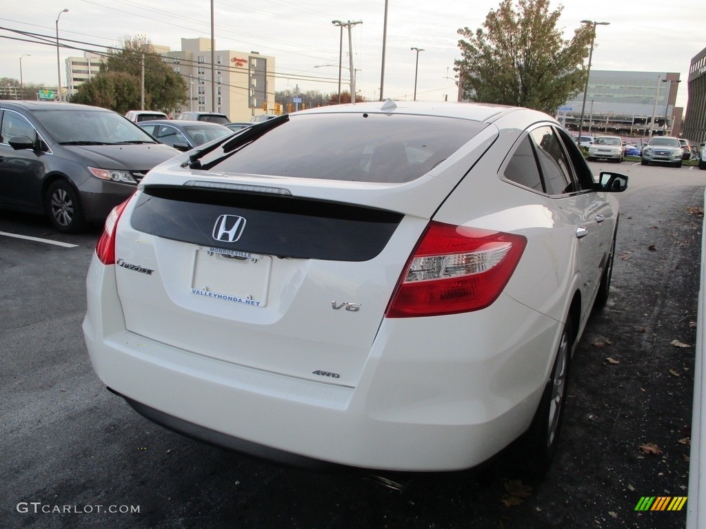 2012 Accord Crosstour EX-L 4WD - White Diamond Pearl / Black photo #5