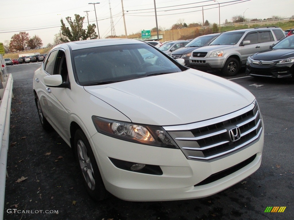 2012 Accord Crosstour EX-L 4WD - White Diamond Pearl / Black photo #8