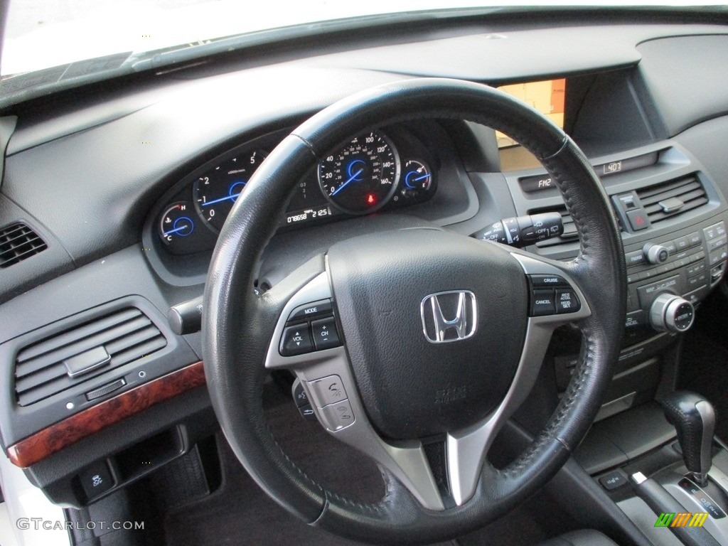 2012 Accord Crosstour EX-L 4WD - White Diamond Pearl / Black photo #17