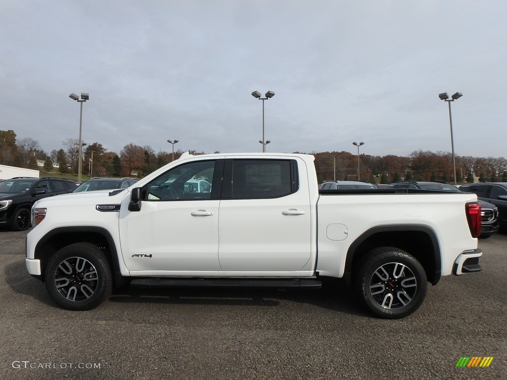 Summit White 2020 GMC Sierra 1500 AT4 Crew Cab 4WD Exterior Photo #136015219