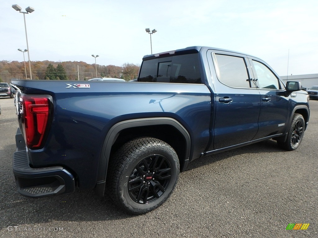 2020 Sierra 1500 Elevation Crew Cab 4WD - Pacific Blue Metallic / Jet Black photo #5