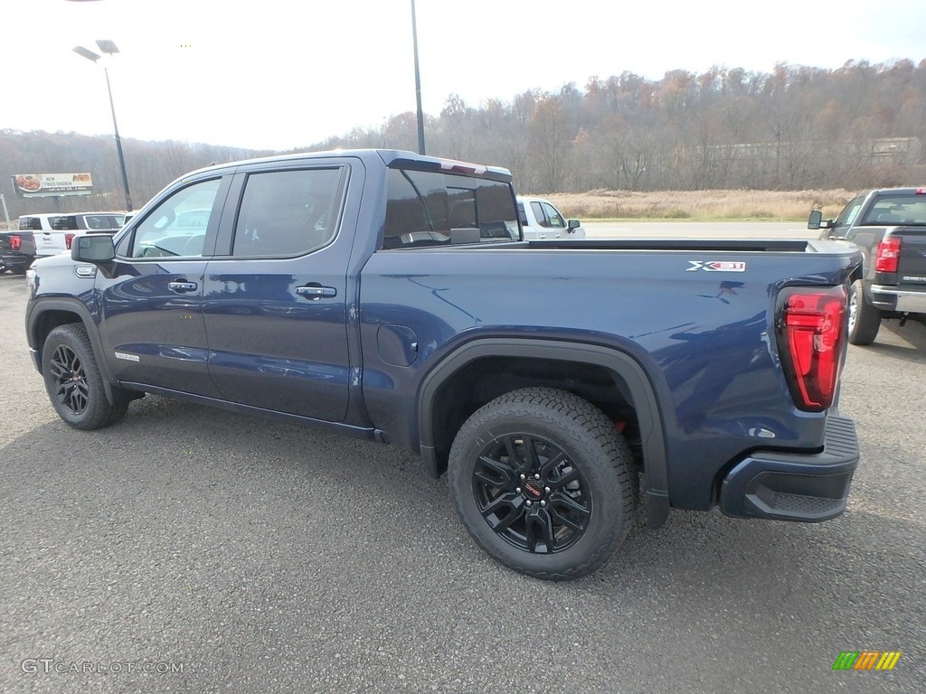 2020 Sierra 1500 Elevation Crew Cab 4WD - Pacific Blue Metallic / Jet Black photo #7