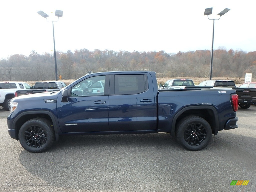 Pacific Blue Metallic 2020 GMC Sierra 1500 Elevation Crew Cab 4WD Exterior Photo #136015774