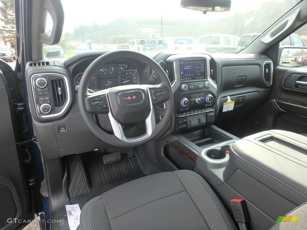 Jet Black Interior 2020 GMC Sierra 1500 Elevation Crew Cab 4WD Photo #136015975