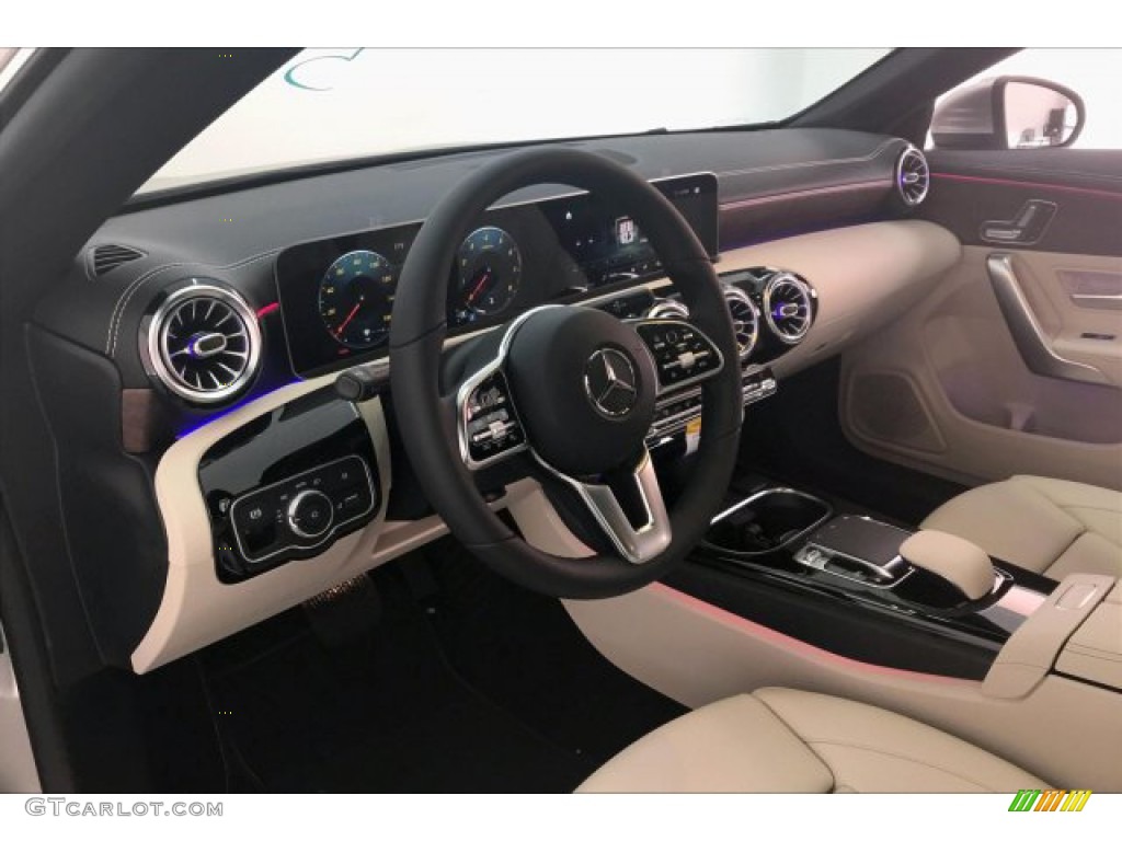 2020 Mercedes-Benz CLA 250 Coupe Macchiato Beige Dashboard Photo #136016281
