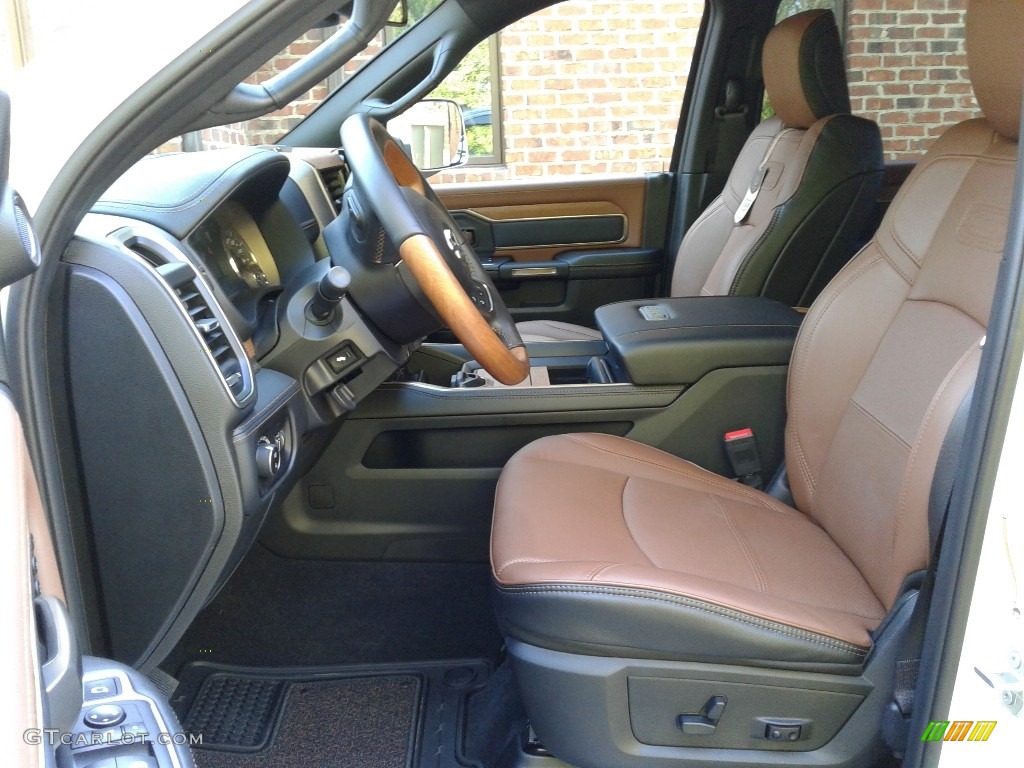 Black/Cattle Tan Interior 2019 Ram 2500 Laramie Longhorn Mega Cab 4x4 Photo #136017364