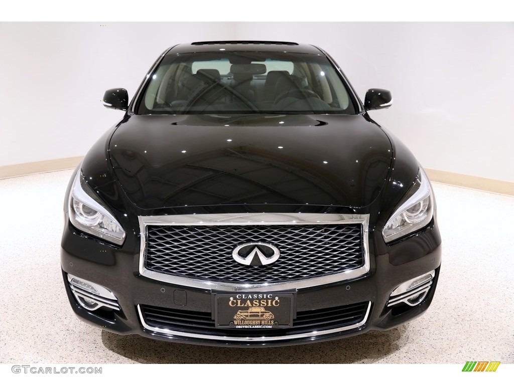 2019 Q70 3.7X LUXE - Black Obsidian / Graphite photo #2