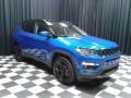 2020 Laser Blue Pearl Jeep Compass Latitude 4x4  photo #4