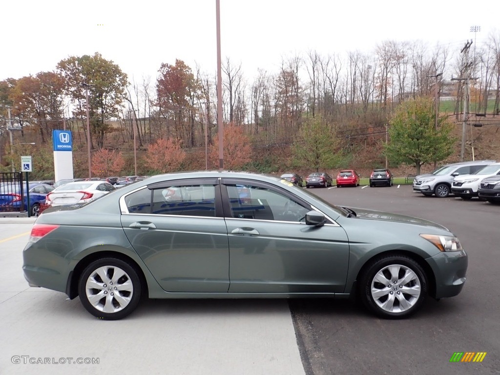 2009 Accord EX Sedan - Mystic Green Metallic / Black photo #6