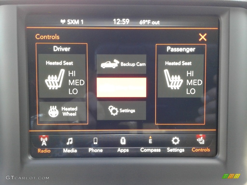 2019 Ram 2500 Power Wagon Crew Cab 4x4 Controls Photo #136019569