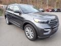 2020 Magnetic Metallic Ford Explorer XLT 4WD  photo #3