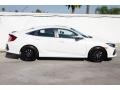 Platinum White Pearl 2020 Honda Civic Si Sedan Exterior