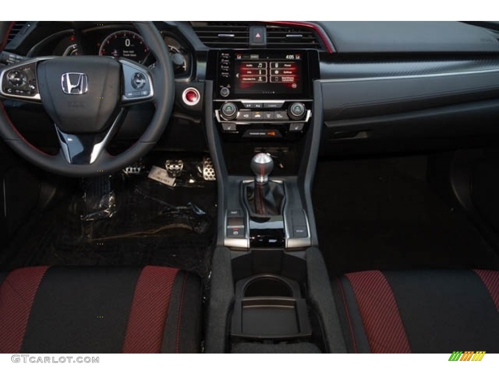 2020 Honda Civic Si Sedan Black Dashboard Photo #136028788