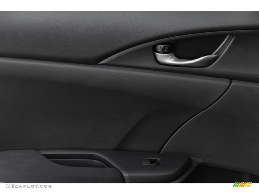 2020 Honda Civic Si Sedan Black Door Panel Photo #136029073