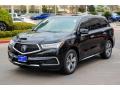 2019 Majestic Black Pearl Acura MDX AWD  photo #3