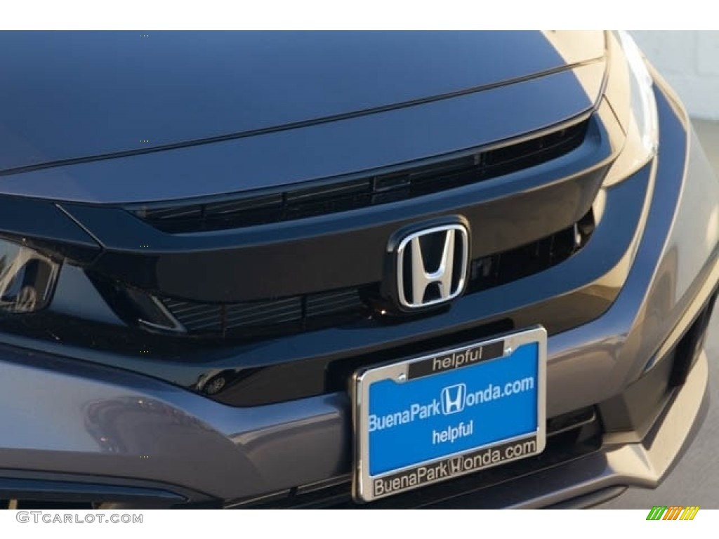 2020 Civic Sport Sedan - Modern Steel Metallic / Black photo #4