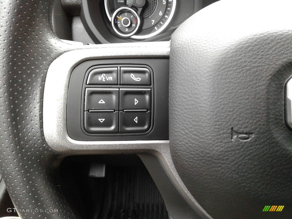2019 Ram 2500 Tradesman Crew Cab 4x4 Black Steering Wheel Photo #136033018