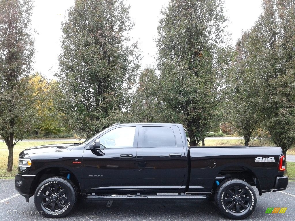 Diamond Black Crystal Pearl 2019 Ram 2500 Bighorn Crew Cab 4x4 Exterior Photo #136037176