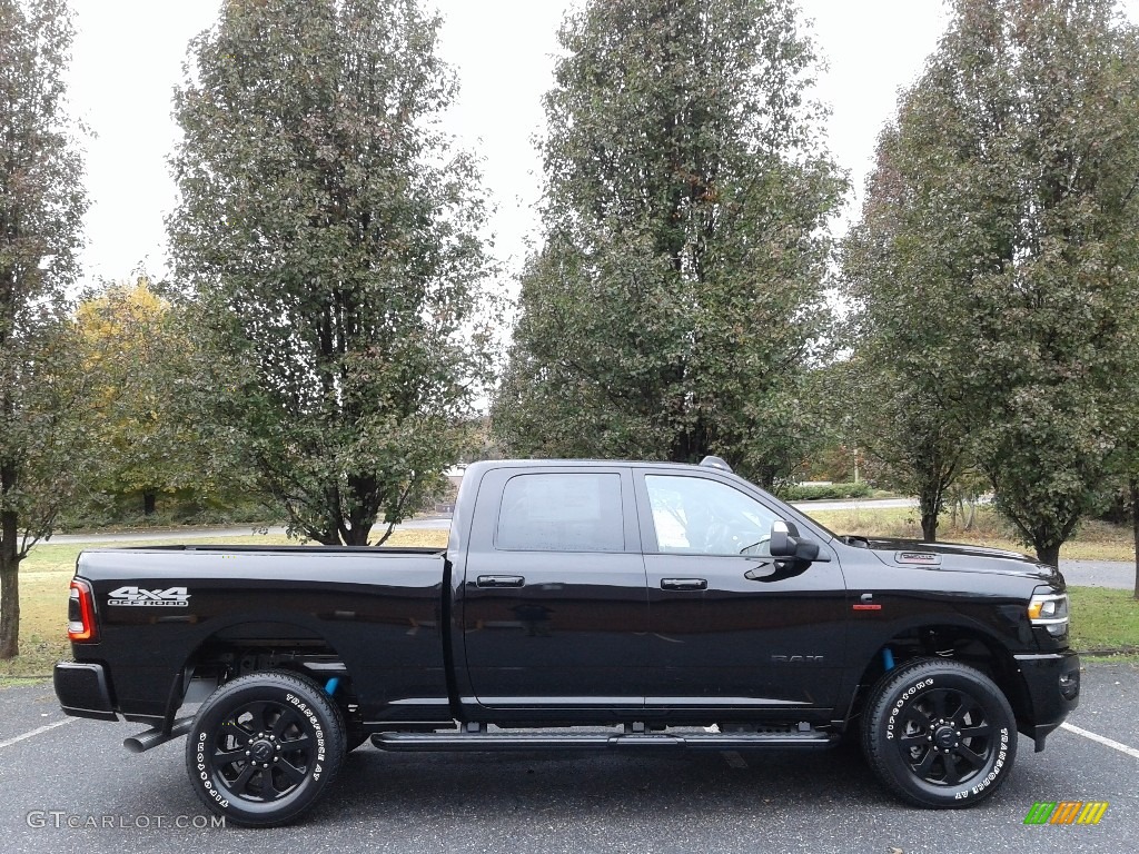 Diamond Black Crystal Pearl 2019 Ram 2500 Bighorn Crew Cab 4x4 Exterior Photo #136037323