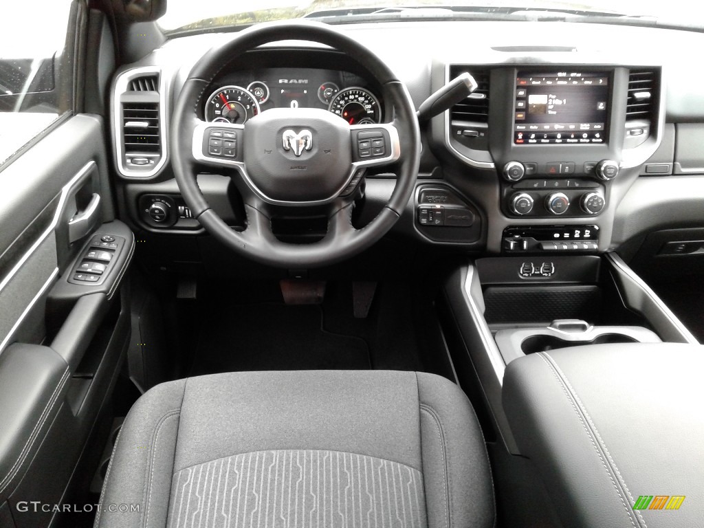 2019 Ram 2500 Bighorn Crew Cab 4x4 Black Dashboard Photo #136038070