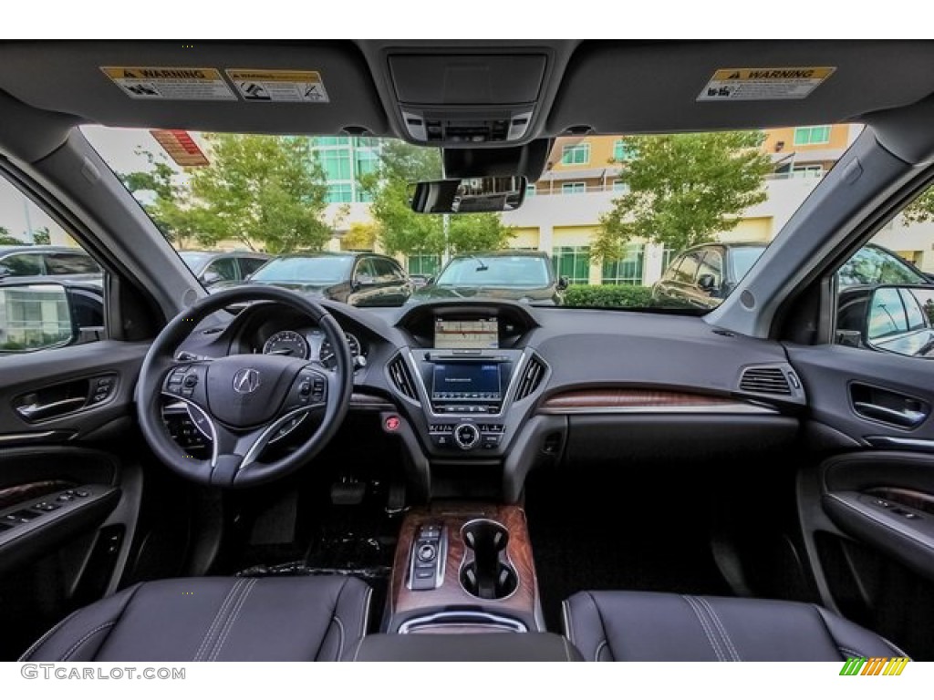 2019 Acura MDX Advance Ebony Dashboard Photo #136040629